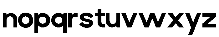 Baftiva-SemiBold Font LOWERCASE