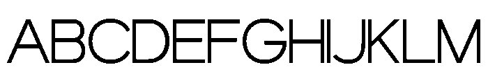 Baftiva-Thin Font UPPERCASE