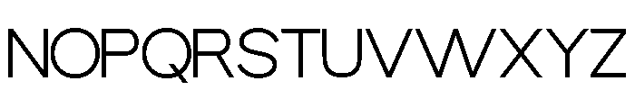 Baftiva-Thin Font UPPERCASE
