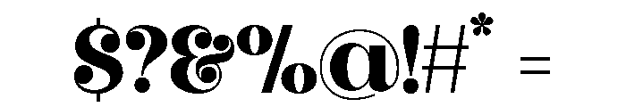 Bagelin-Regular Font OTHER CHARS