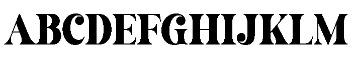 Bagelin-Regular Font UPPERCASE