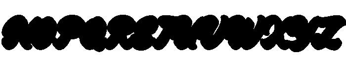BaggiesExtrude Font UPPERCASE