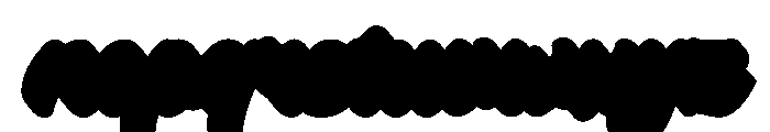 BaggiesExtrude Font LOWERCASE
