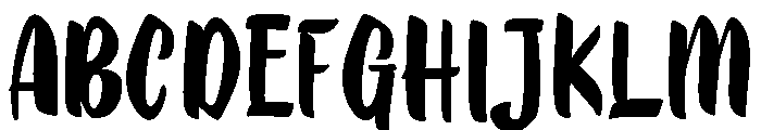 Baggy Pants Font UPPERCASE