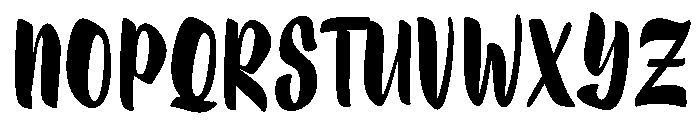 Baggy Pants Font UPPERCASE