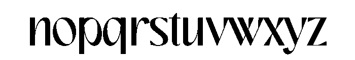 Bagieska Font LOWERCASE