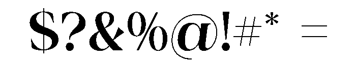 Bagila Font OTHER CHARS