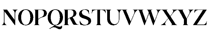 Bagila Font UPPERCASE