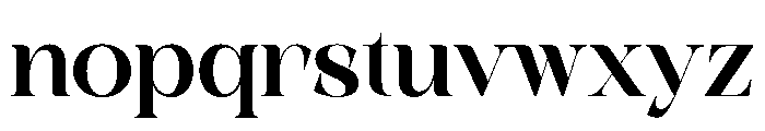 Bagila Font LOWERCASE