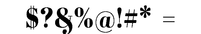 Bagria Font OTHER CHARS