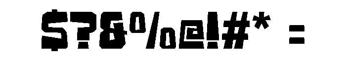Bagrul Regular Font OTHER CHARS