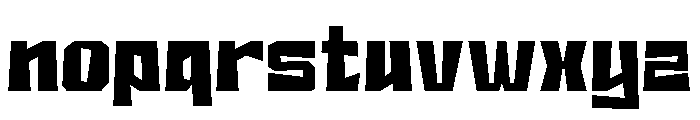 Bagrul Regular Font LOWERCASE