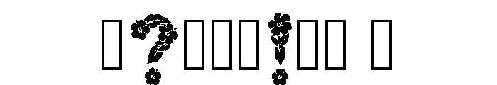 Baha Regular Font OTHER CHARS