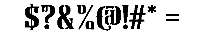 Baharis Font OTHER CHARS