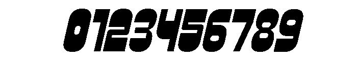 Baied Oblique Font OTHER CHARS