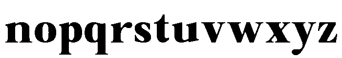 Bailon Extra Bold Extra Bold Font LOWERCASE