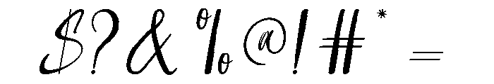 Bainca Ariella Font OTHER CHARS