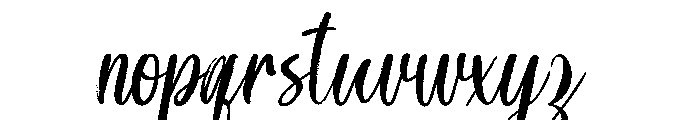 Bainca Ariella Font LOWERCASE