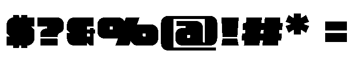 Bake & Brew Regular Font OTHER CHARS