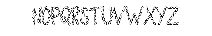 Baked Beans By Squeeb C Regular Font UPPERCASE