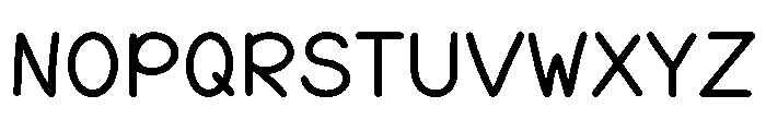Baked Bread Font UPPERCASE