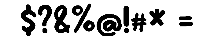 Baked Goods Regular Font OTHER CHARS