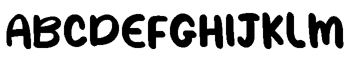 Baked Goods Regular Font UPPERCASE