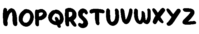 Baked Goods Regular Font UPPERCASE
