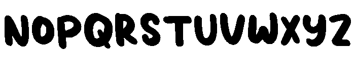 Baked Goods Regular Font LOWERCASE
