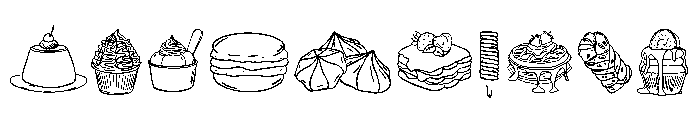 Bakely Font OTHER CHARS