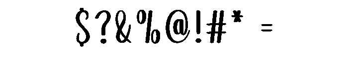 Bakerymilk Font OTHER CHARS