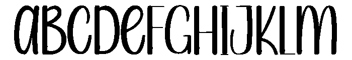 Bakes Font UPPERCASE