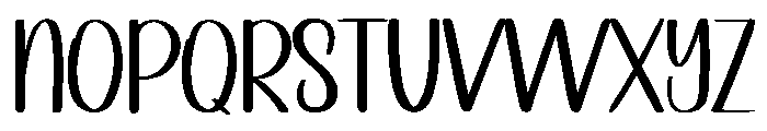 Bakes Font LOWERCASE