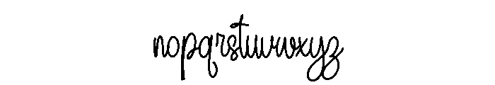 Bakpiya Font LOWERCASE