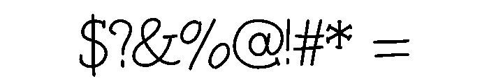 Bala Font OTHER CHARS