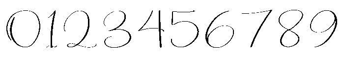 Balance Birthday Font OTHER CHARS