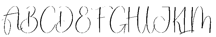 Balance Birthday Font UPPERCASE