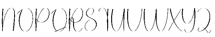 Balance Birthday Font UPPERCASE