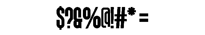 Balance Regular Font OTHER CHARS