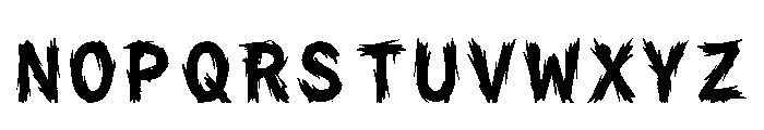 Balau Regular Font LOWERCASE