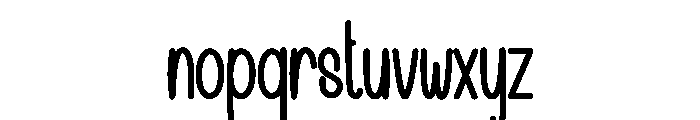 Balensia Font LOWERCASE