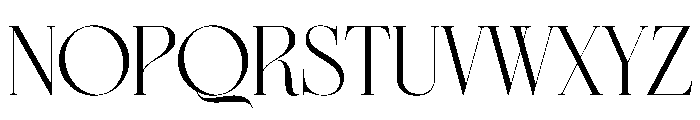 Balgind Font UPPERCASE