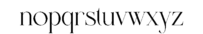 Balgind Font LOWERCASE