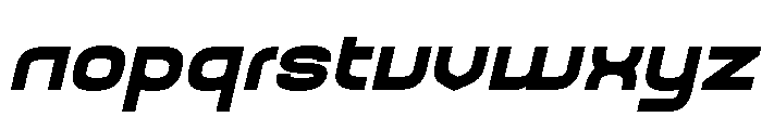 Balikan Black Italic Font LOWERCASE
