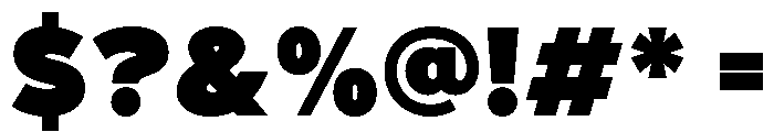 Balimo-Black Font OTHER CHARS