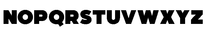 Balimo-Black Font UPPERCASE
