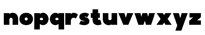 Balimo-Black Font LOWERCASE
