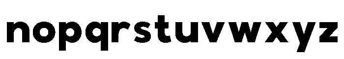 Balimo-Bold Font LOWERCASE