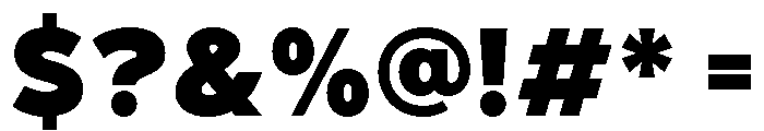 Balimo-ExtraBold Font OTHER CHARS