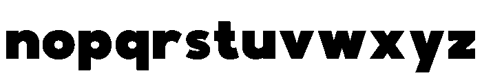 Balimo-Heavy Font LOWERCASE